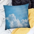 thumbnail image 2 of BANET Throw Pillow Cushion Cover, in The Sky Life Hope Surface of Body Image, Decorative Square Accent Pillow Case 24x24in, 2 of 5