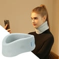 thumbnail image 2 of asddcavvf Fixed Neck Home Neck Brace Adjustable Collars Support Brace Soft Foam Neck Support Head Down Prevention Neck Forward Tilt Corrector Cork Rubber Gasket Material Door Stretch Strap for Booster, 2 of 8