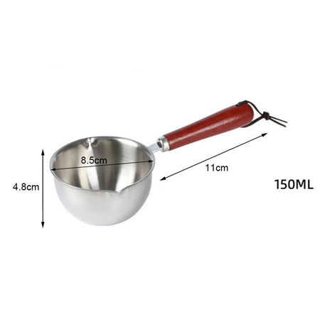 

SUNFEX Pot Gravy Stainless Steel Milk Pot Small Sauce Pan Saucepan Non Stick