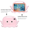 thumbnail image 4 of SaniMore for iPad Mini 6th Generation 8.3" 2021 Kids Waterproof Case, EVA Foam Cover with Shoulder Strap & Screen Protector Pencil Holder Kickstand & Holder Shockproof Protective Shell, Pink, 4 of 7