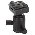 thumbnail image 1 of Panoramic Ball Head 360 Degree Rotating 3/8in Thread Metal Tripod Head with 1/4in Quick Release Plate Bubble Level, 1 of 8