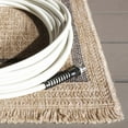 thumbnail image 4 of SAFAVIEH Retreat Luigi Bordered Indoor/Outdoor Area Rug, Natural/Black, 4' x 6', 4 of 16