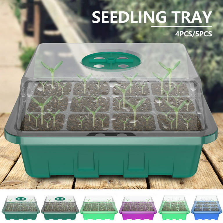 Seed Starting Tray 12 Cell Seedling Pots Seed Starter Pots