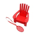 thumbnail image 3 of Milaget Miniature Rocking Chair Festive Scenes Hanging Ornament Photo Props Ornament Red, 3 of 9