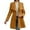 Brown, variant on Women’s Long Wool Blend Coat – Winter Fall Fashion Notch Lapel Belted Trench Fully Lined winter coats for women