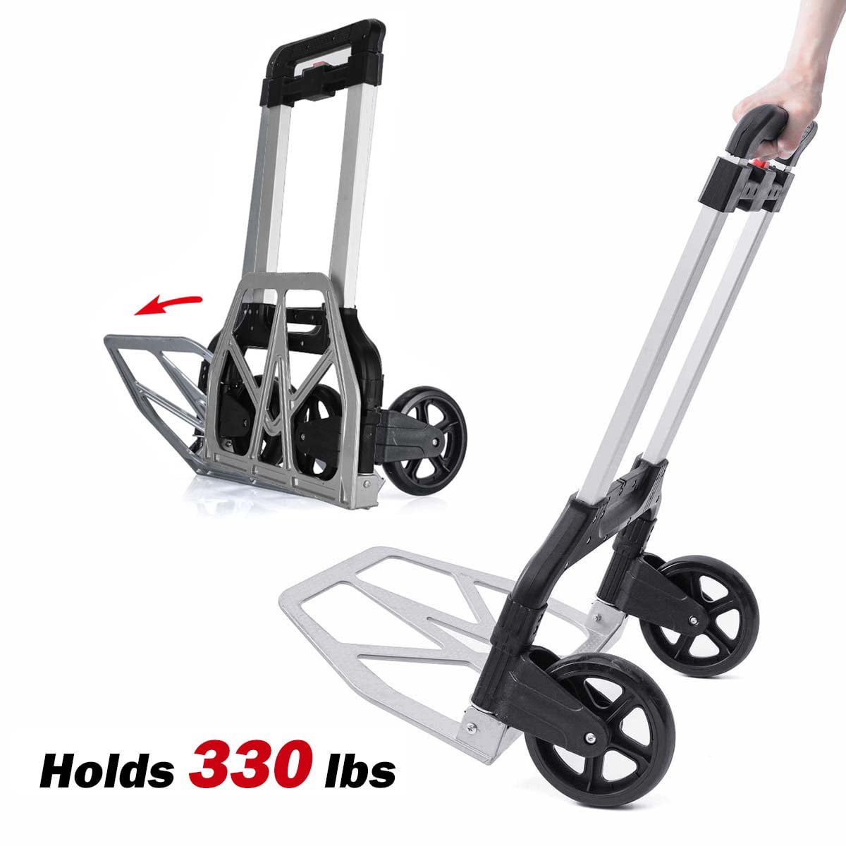 Details about   330lbs Aluminium Alloy Cart Folding Dolly Push Truck Hand Collapsible   ❤ ❤ 