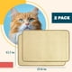 thumbnail image 3 of Tapete rascador de gato de sisal natural, alfombra de rascador de gato horizontal para gatos de interior, protector de muebles para sofá, alfombra, sofá (2 unidades, 23.6 x 15.7 pulgadas), 3 of 6