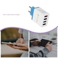 thumbnail image 4 of 4 USB Port Colorful Charger Travel Charging Head Phone Charger Phone Adapter, 4 of 7
