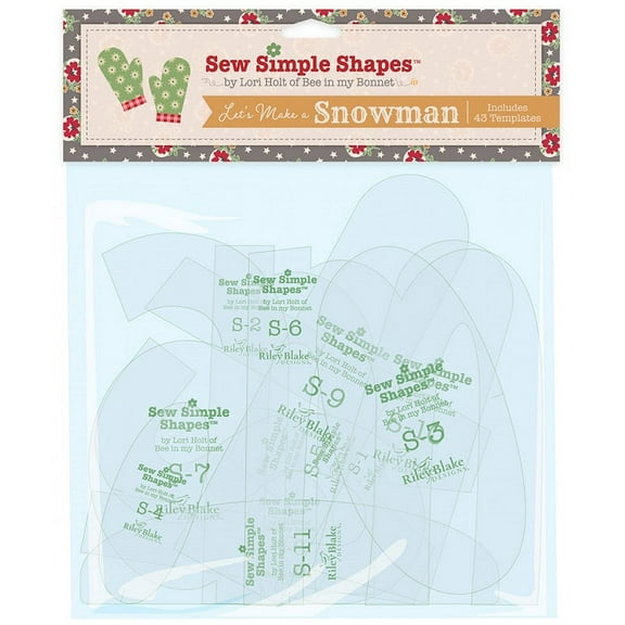 Lori Holt - Home Town Let's Make a Snowman Sew Simple Shapes