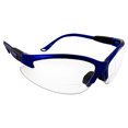 thumbnail image 6 of Global Vision Contender Bifocal Safety Glasses for Men or Women Blue Frame with Clear Lens ANSI Z87+ 1.0 to 2.5 (1.00), 6 of 9