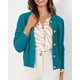 thumbnail image 4 of Suéter PRETTYGARDEN para mujer, cárdigan azul con botones, talla M, 4 of 6