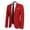 Red, variant on Cloudstyle Men's Slim Fit 1 Button Suit Blazer Jacket Casual Party Sport Coat