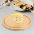 thumbnail image 4 of BESTYASH 1Pack Chopping Board Circular Pine Wood Fruits Cutting For Households, 4 of 7