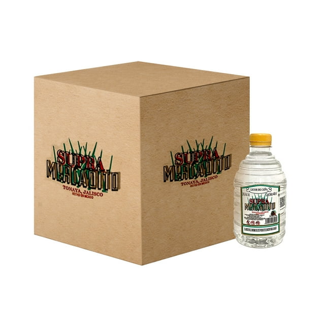 Caja Licor de Caña Supra Mercadito Blanco 440 ml 24P Supra Mercadito Licor de Caña