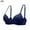 Dark Blue, variant on Jsaierl Womens Lace Bras Wireless Lift T-shirt Bras Seamless Padded Bralettes Elegant Everyday Full Figure Bras 2 Pack