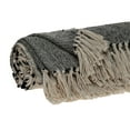 thumbnail image 3 of Parkland Collection Alia Eclectic Beige 52" X 67" Woven Handloom Throw, 3 of 5