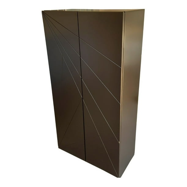 Zapatero Organizador Chocolate de Madera para 36 Pares o mas | Mueble Zapatera Moderno para Recámara, Closet o Entrada