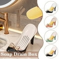 thumbnail image 4 of Soap Dishes Holder Self Drain Container Case Bath Shower Basket Storage Box, 4 of 8