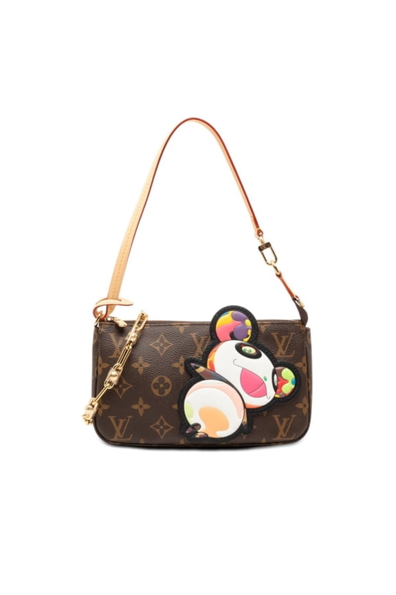 Pre-Owned Louis Vuitton LV x TM Monogram Pochette Accessoires Takashi Murakami Handbag M13440...