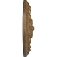 thumbnail image 4 of Ekena Millwork 12 1/4"OD x 2 1/4"P Flower Spiral Ceiling Medallion (Fits Canopies up to 2"), Hand-Painted Rubbed Bronze, 4 of 8