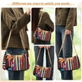 thumbnail image 4 of FORMRS Womens Shoulder Bag with Chain Strap Clutch Purse Cute Tote Handbag, Futuristic Sun, 4 of 7