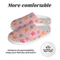thumbnail image 6 of Kdxio Colorful Pets Paws Women's Men's Slippers Plush Slip-On House Slipper for Winter Indoor Soft Cushion Non-slip Fluffy Slides Slippers-8, 6 of 7