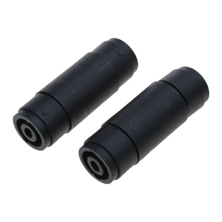 2 Pcs 4-Pin Female To Female Speakon Coupler Adapter o Cable Connector