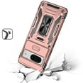 thumbnail image 2 of For Google Pixel 8 Pro 5G Hybrid Case with Rotation Ring Stand Shockproof & Camera Window TPU Armor Dropproof Cover ,Xpm Phone Case [ Rose Gold ], 2 of 6
