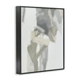 thumbnail image 3 of Stupell Industries Elegant Grey & Beige Streaks Abstract Painting Black Framed Art Print Wall Art, 24 x 30, 3 of 8