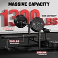 thumbnail image 3 of MITONOS Chest Press Machine, 1300lbs Bench Press Machine with Independent Converging Arms, Adjustable Flat Incline Bench for Chest, Arm and AB Workouts, 3 of 9