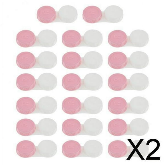 Juego de 40 Estuches para Lentes de Contacto Salvador Rosa 2 piezas