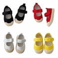 thumbnail image 4 of Baby Girls Rubber Soft Bottom Non-slip Princess Shoes First Walkers Infant Crib Shoes, 4 of 4