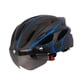 thumbnail image 2 of Casco de bicicleta Greeniant para hombres y mujeres azul negro tamaño ajustable visera desmontable gafas, 2 of 6