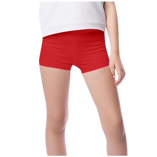 Odeerbi 2-10 Años Niños Niñas Pantalones Cortos de Algodón Para Bicicleta Seguridad Bajo El Vestido Pantalones Cortos de Encaje Yoga Danza Pantalones Cortoss