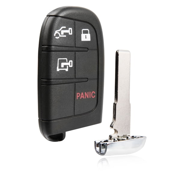 Keyless Entry Remote Key Fob Replacement 4-Button for 2022-2025 Ram Promaster EV (M3N-40821302, 7FF24LXHAB)