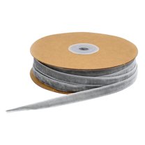 1cm Velvet Ribbon Roll, Narrow Flocking Ribbon, Detailed Craft Ribbon, Small DIY Project Ribbon, Holiday Decoration Ribbon, Gift Wrapping Accent, 20 Meter Ribbon Supply, Fine Decorative Trim