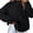 Black, variant on Oversized Sweaters for Women Trendy Cable Knit Crewneck Pullover Chunky Breathable Fall Winter Sweaters for Women 2026