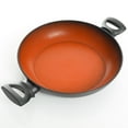thumbnail image 5 of Tosca Terra-Cotta 3 Qt. Forged Aluminum Braiser Pan in Black and Brown, 5 of 5