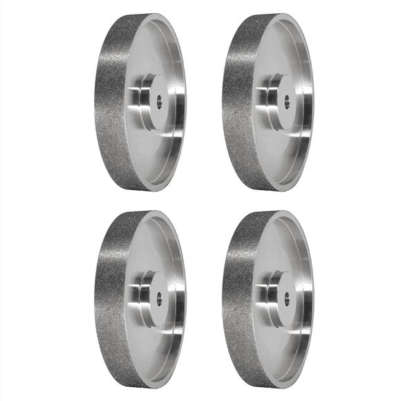 4X , 6Inch Dia X 1Inch Wide, with 1/2Inch Arbor, Diamond Grinding Wheel for Sharpening HSS, 80 Grit