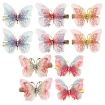 Zehuanyu 10 Pcs Children's Butterfly Hair Clip Girls Claw Clips Baby