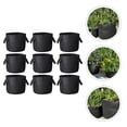 thumbnail image 6 of CIMAXIC 9Pcs Plant Growing Bags Made of Black Felt with Handle for Vegetable and Flower Storage, 6 of 7