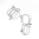 thumbnail image 3 of Eigraketly Clips de retención Conexiones de protección reutilizables Herramientas de sujeción Suministros de jardinería agrícola Cultivo de vegetales Jardín y Patio  200 piezas Eigraketly TO009824-02, 3 of 6