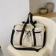 thumbnail image 2 of Bolsos de hombro casuales de bolsillo abierto con compartimento interior, bolsos de gran oferta 2024 para mujer, bolsos de nailon de gran capacidad para mujer, 2 of 5