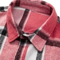 thumbnail image 5 of FDGIU Men's Flannel Shirt 2025 - Long Sleeve Button Down Plaid, Soft Fall Winter Casual Top, 5 of 7