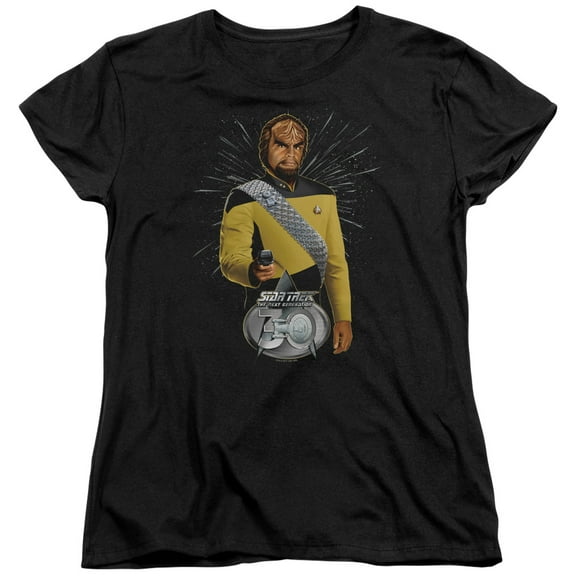 Star Trek - Worf 30 - Women's Short Sleeve Shirt - Large