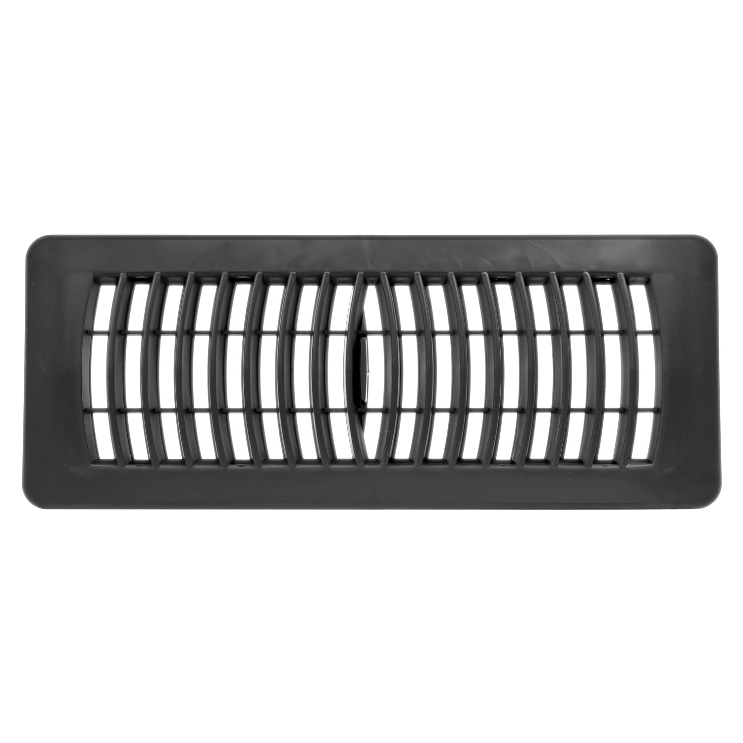 (5 pack) Imperial 4-inch x 12-inch Black Plastic Louvered, Floor Register, Rectangular, Household Vent Cover