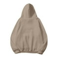 thumbnail image 4 of WEAIXIMIUNG Chandail en Molleton Surdimensionné à Col Rond pour Femmes Imprimé à Capuche avec Poche Pull de Sport, 4 of 4