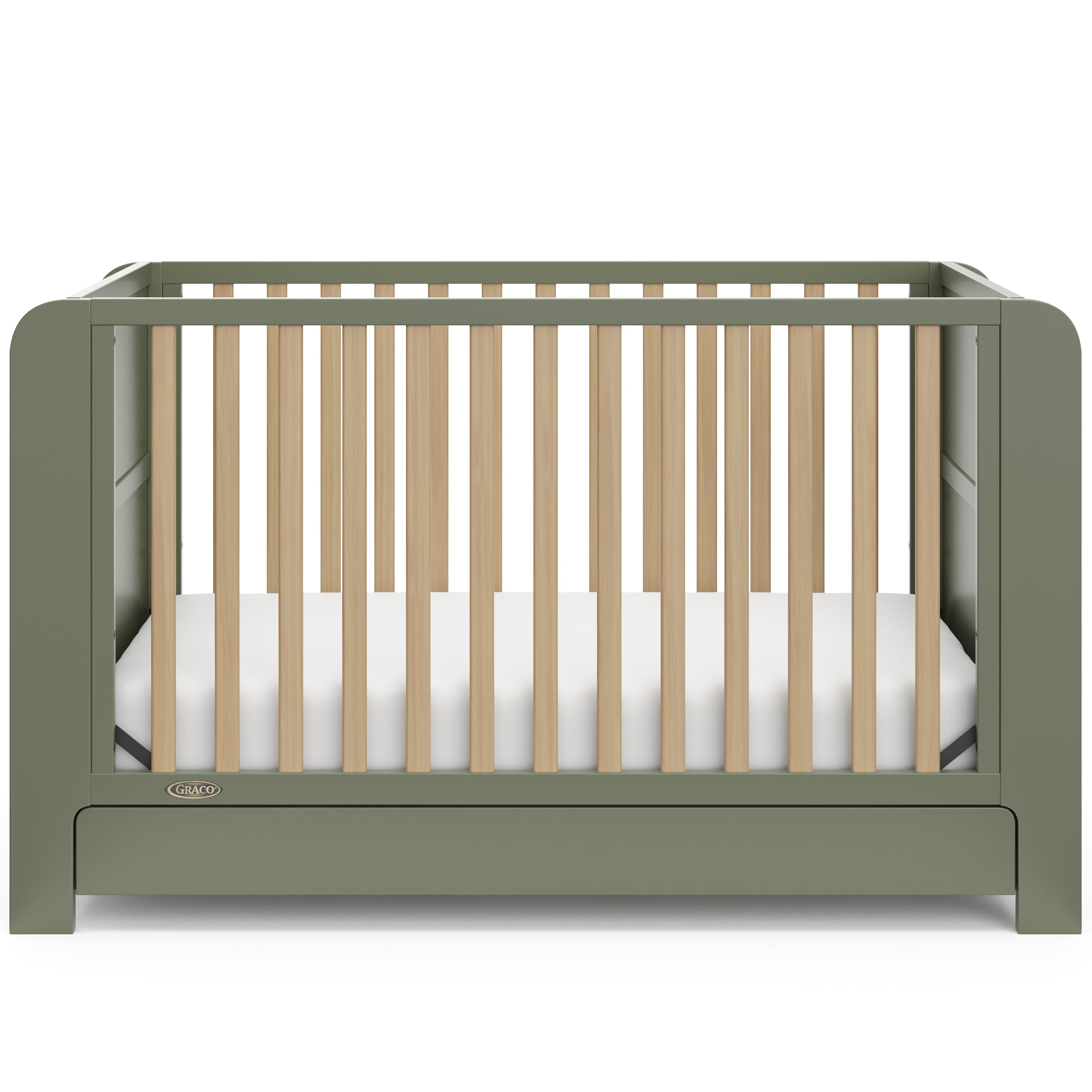 Graco Read-with-Me 4-in-1 Convertible Crib with Drawer