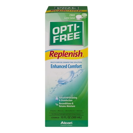 Opti-Free Replenish Multi-Purpose Disinfecting Solution Enhanced Comfort, 10.0 FL OZ
