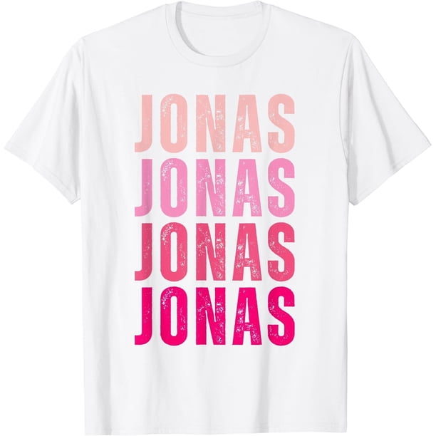 Camiseta con nombre personalizado Jonas I Love Jonas